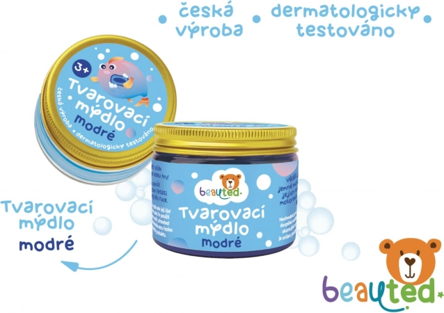 Tvarovací mýdlo v uzavíratelné dóze – Modrá