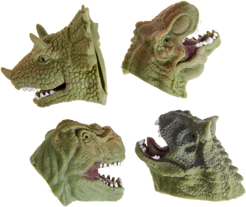Prstová loutka dinosauří hlava 7,5 × 5 cm