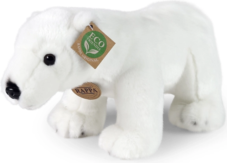 Rappa plyšový lední medvěd stojící 30 cm Eco-Friendly