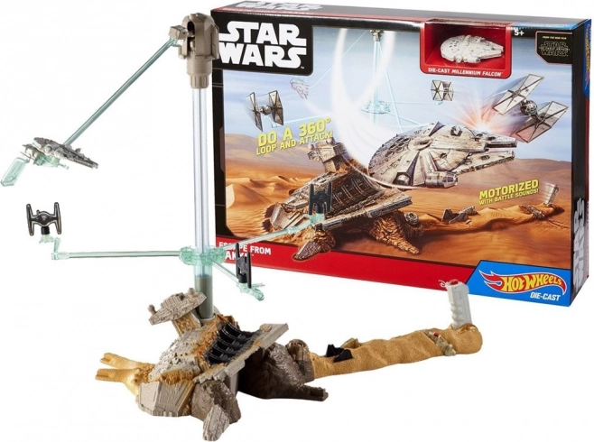 Herní sada Star Wars od Hot Wheels s kosmickými loděmi