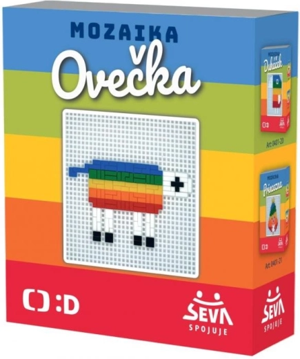 Barevná mozaika Ovečka