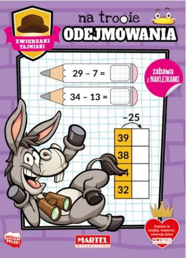 Zvířecí tajní agenti na stopě odčítání se samolepkami
