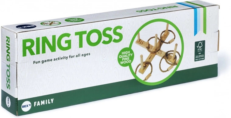 házecí hra s kroužky ring toss family