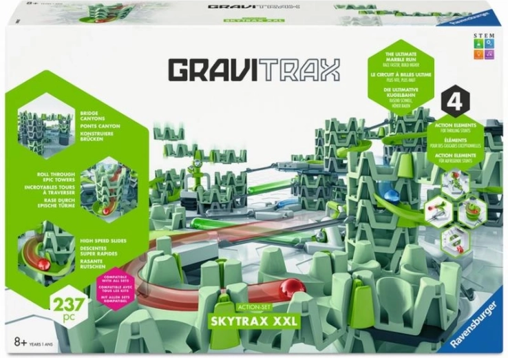 GraviTrax startovní sada Skytrax XXL – mega set kuličkové dráhy