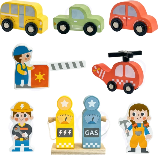 Bohatá sada vozidel a figurek