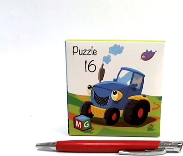 Puzzle s traktorem (16 dílků)