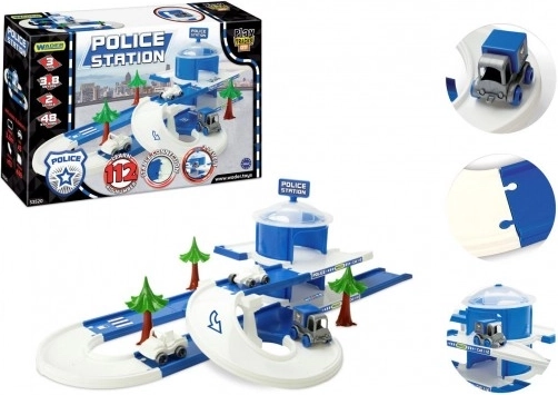 Wader Play Tracks City policejní stanice, dráha 3,8 m se 3 autíčky