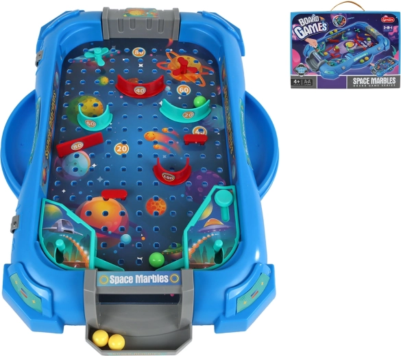Stolní pinball Vesmír – cestovní mechanická hra pro děti i dospělé