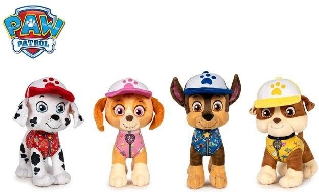 Plyšová postavička Paw Patrol Marshall letní edice 27 cm - 1 kus