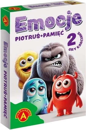 Karetní hra Piotruś a pexeso Emocje