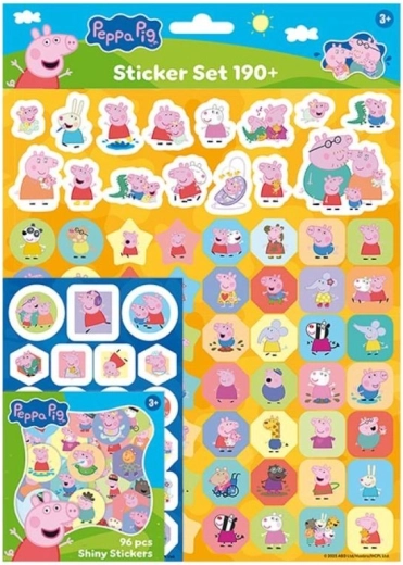 Samolepkový set 190+ Prasátko Peppa