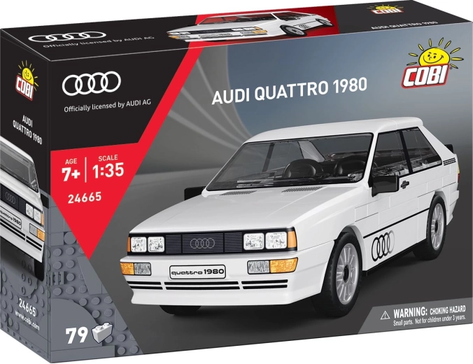 Cobi Audi Quattro 1980 1:35 (79 dílků)