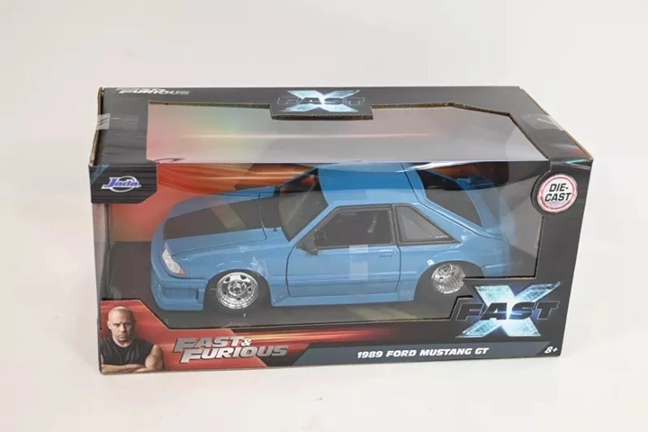Jada Ford Mustang GT 1989 Rychle a zběsile v měřítku 1:24