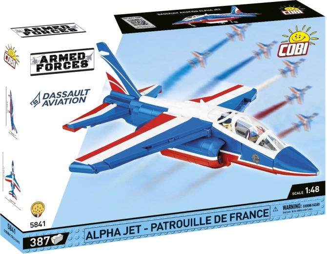 COBI armed forces alpha jet Patrouille de France 1:48 – stavebnice (387 dílků)