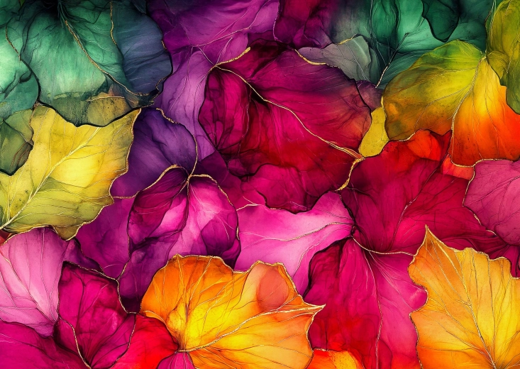 Enjoy puzzle Abstraktní podzimní listí 1000 dílků