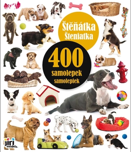 400 samolepek štěňátka
