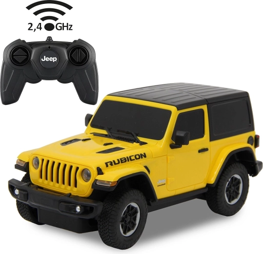 Jamara Jeep Wrangler JL RC auto 1:24 žluté 2,4 GHz - 1 kus