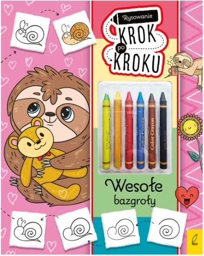 Wesoelé bazgroly – rysování krok za krokem (sešit aktivit s pastelkami)