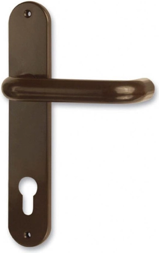 Dveřní klika STANDARD hnědá plast 72 mm