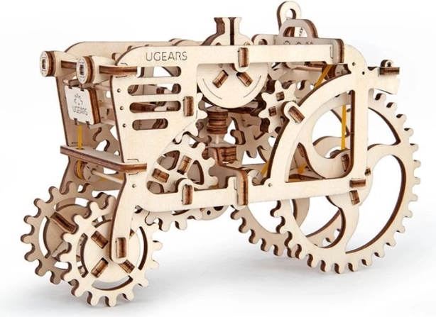 Dřevěné mechanické 3D puzzle traktor UGEARS (97 dílků)