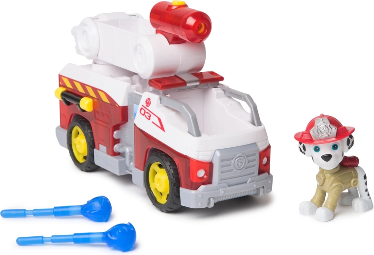 Marshallův hasičský vůz s vodními střelami