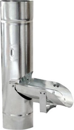 Klapka pro okapový svod 80 mm pozink