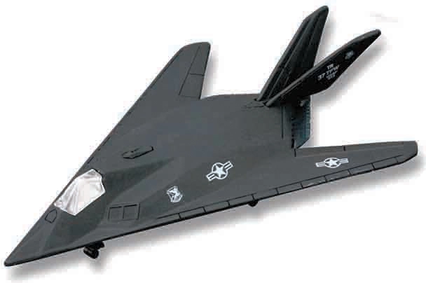 Maisto fresh metal tailwinds letadlo F-117 Nighthawk matně černé