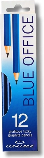 Grafitové tužky CONCORDE Blue Office 2B, 12 ks
