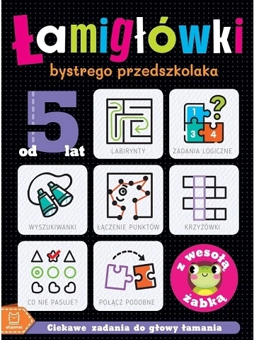 Łamigłóvky pro bystrého předškoláka s veselou žabkou 5+