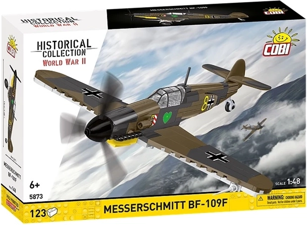 Cobi Historical Collection WWII Messerschmitt BF-109F stavebnice letadla 1:48 (123 dílků)