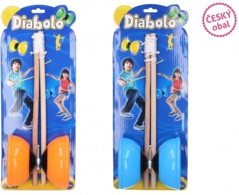 Velké Diabolo Sada Plast/Dřevo pro Děti
