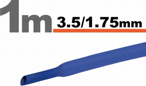 Modrá bužírka 3,5 / 1,75 mm