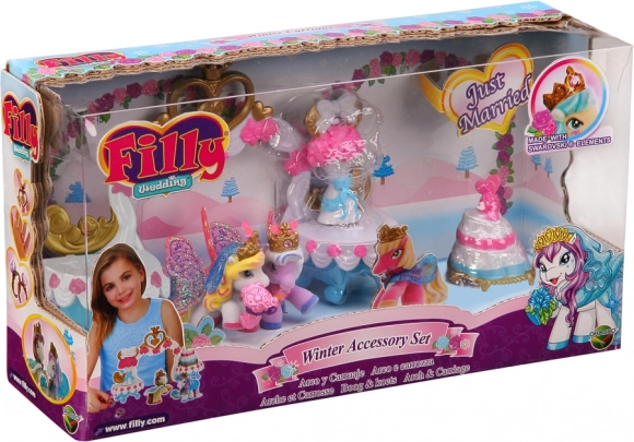 Filly Winter svatební sada
