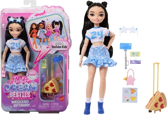 Barbie Dream Besties víkendový výlet – panenka Renee