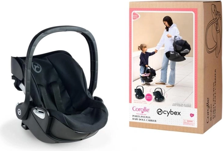 Cybex black 2v1 autosedačka a kolébka pro panenky