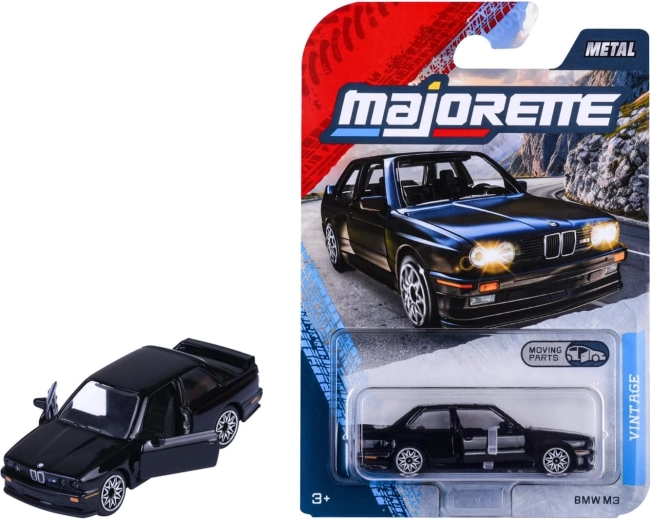 BMW M3 E30 černé modelové auto