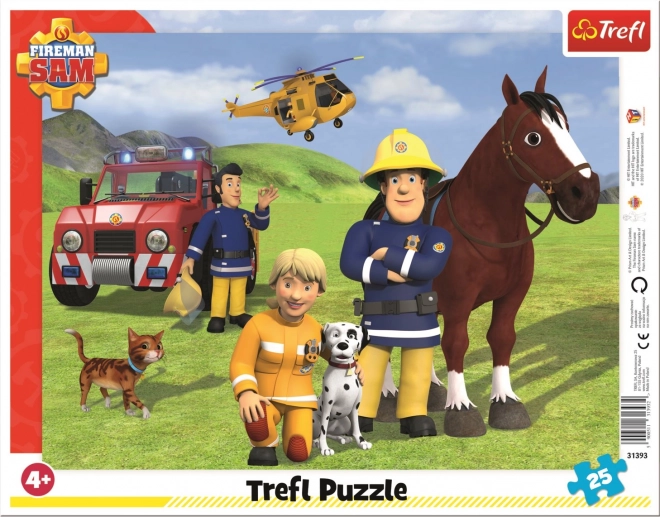 Trefl puzzle požárník sam – na hlídce 25 dílků