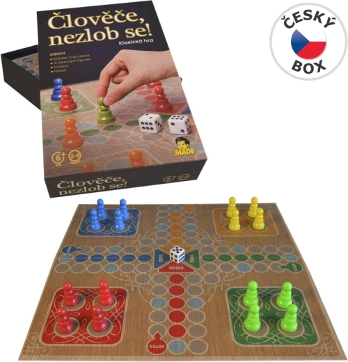 Člověče, nezlob se – luxusní edice 34 × 34 cm