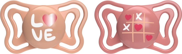 Chicco dudlíky Physio Light silikonové růžové 16–36 měsíců, 2 ks