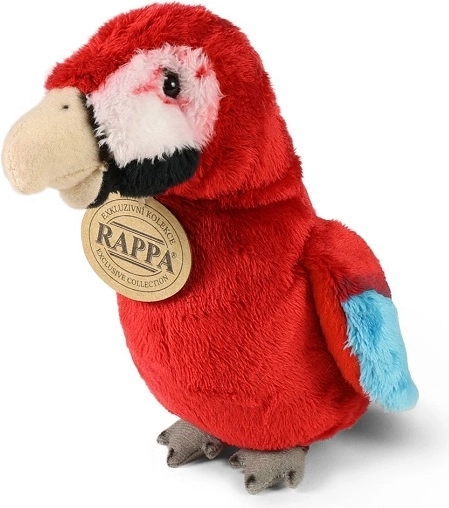 Rappa plyšový papoušek ara červený 15 cm ECO-FRIENDLY
