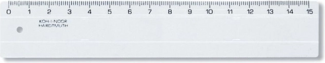 Pravítko 15 cm čiré KOH-I-NOOR