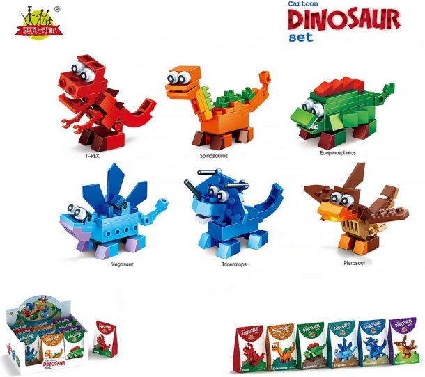 Mini stavebnice Dinosauři