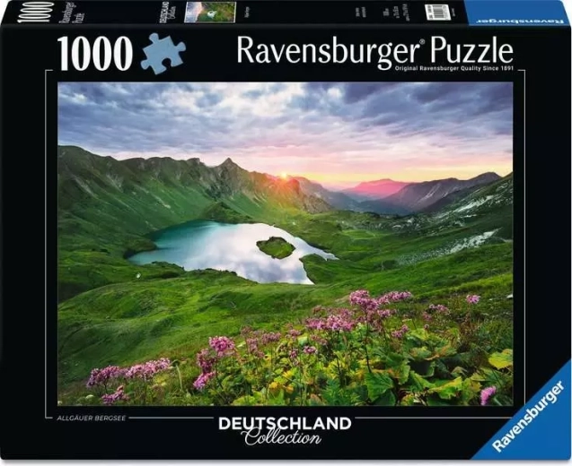 Ravensburger puzzle horské jezero v Allgäu 1000 dílků