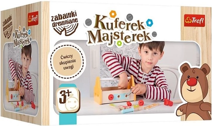 Trefl dřevěná hračka kufřík malý kutil