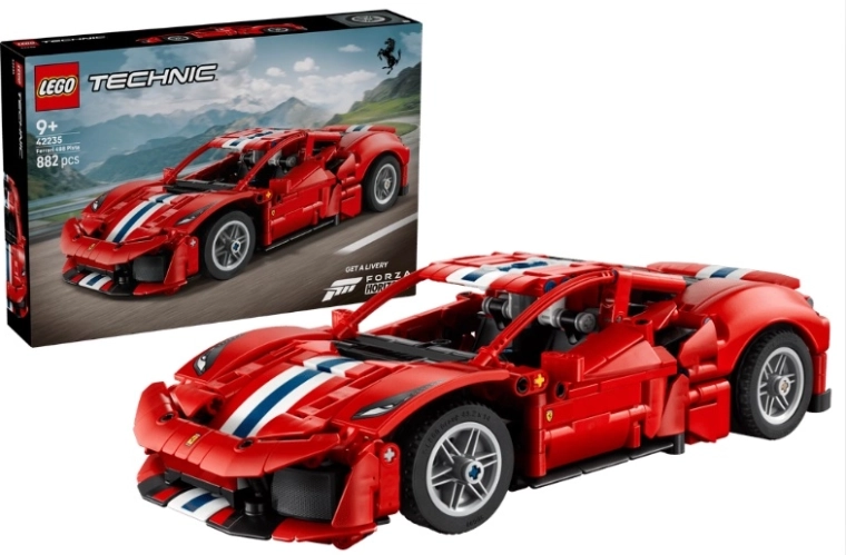 Lego Technic Ferrari 488 Pista (42235) - stavebnice