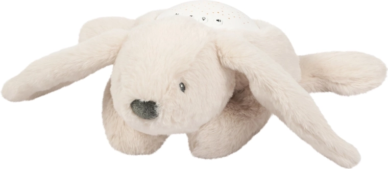 Nattou hudební projektor s nočním světlem zajíček béžový