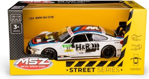 Sběratelský model BMW M4 DTM 1:24 bílý