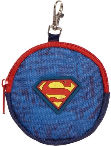 Kulatá peněženka na mince Superman 9 × 9 × 2 cm