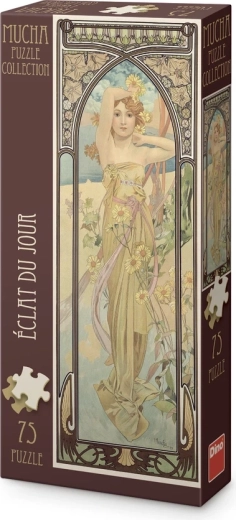 Dino panoramatické puzzle Alfons Mucha – Záře dne (75 dílků)