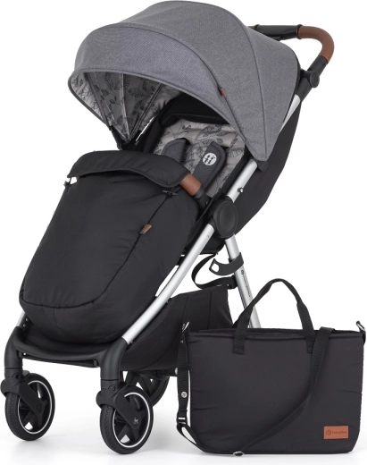Petite&Mars sportovní kočárek Royal3 silver ultimate grey